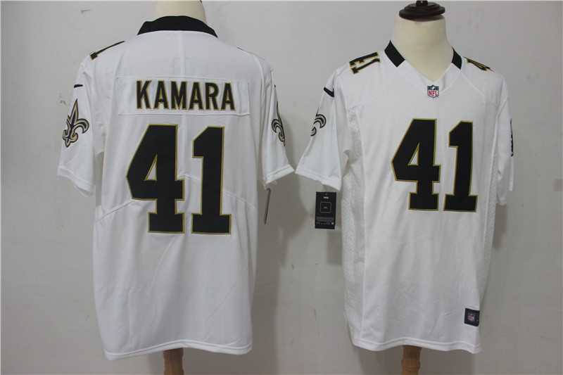 Men New Orleans Saints 41 Kamara White Nike Vapor Untouchable Limited NFL Jerseys